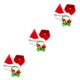 thumbnail image 1 of Conjunto de bufanda de campana de sombrero de Papá Noel Greeniant Disfraz de Navidad para Mascotas, 1 of 6