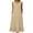 01 Khaki, variant on Backless Cami Dresses for Women Solid Color Lounge House Dress Linen Spaghetti Strap Maxi Dress with Back Tie