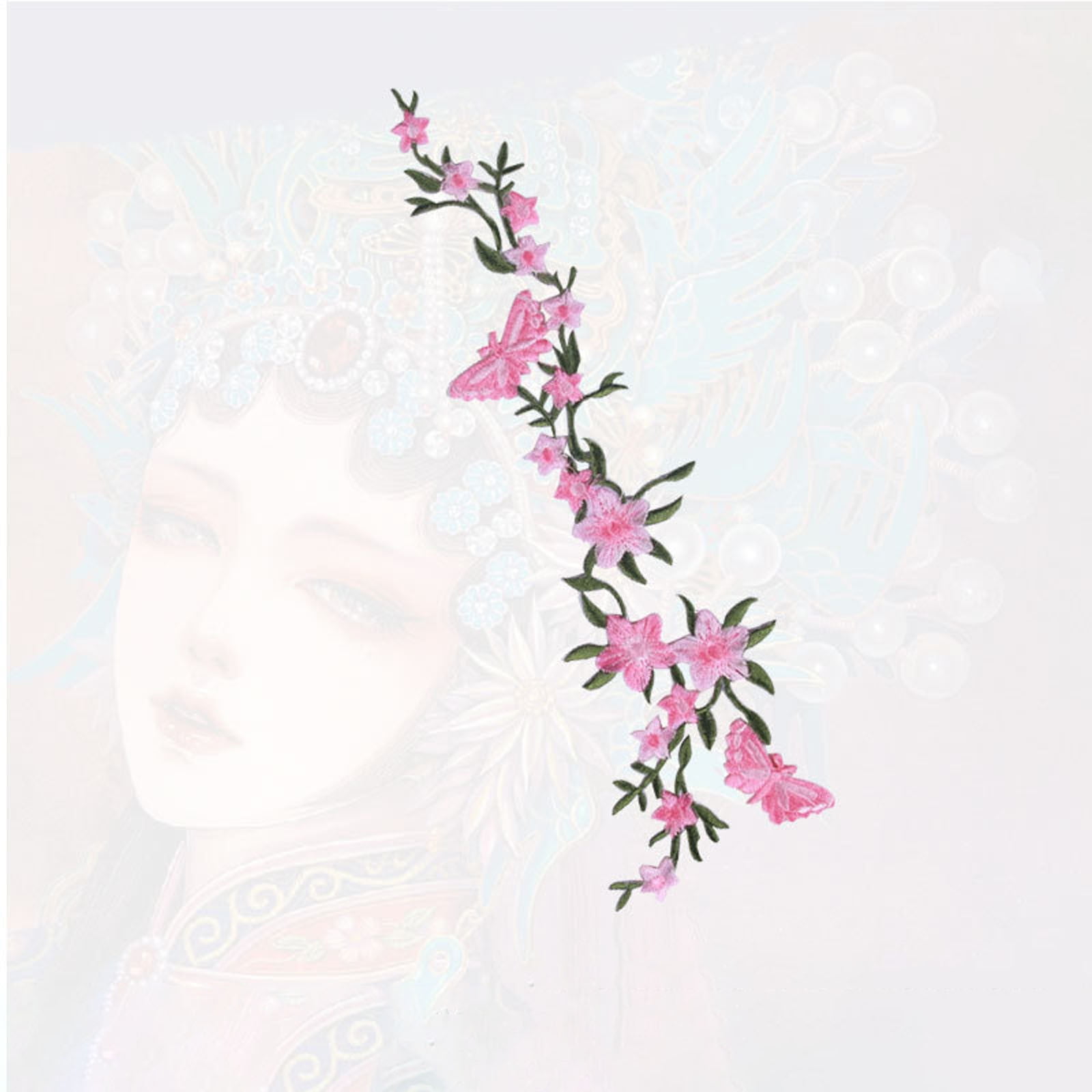 Handmade Embroidered Floral Patch Craft For Fabric Decoration Knitted Applique Artwork Ten Styles Sewing Patch For Clothes Bags Dress Jackets Jeans R Epair Decoration