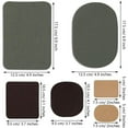 thumbnail image 3 of 30 Pieces Iron on Fabric Patches Fabric Repair Patches Twill Clothing Repair Patch Kit for Jacket Clothes, 5 Colors, 3 of 5