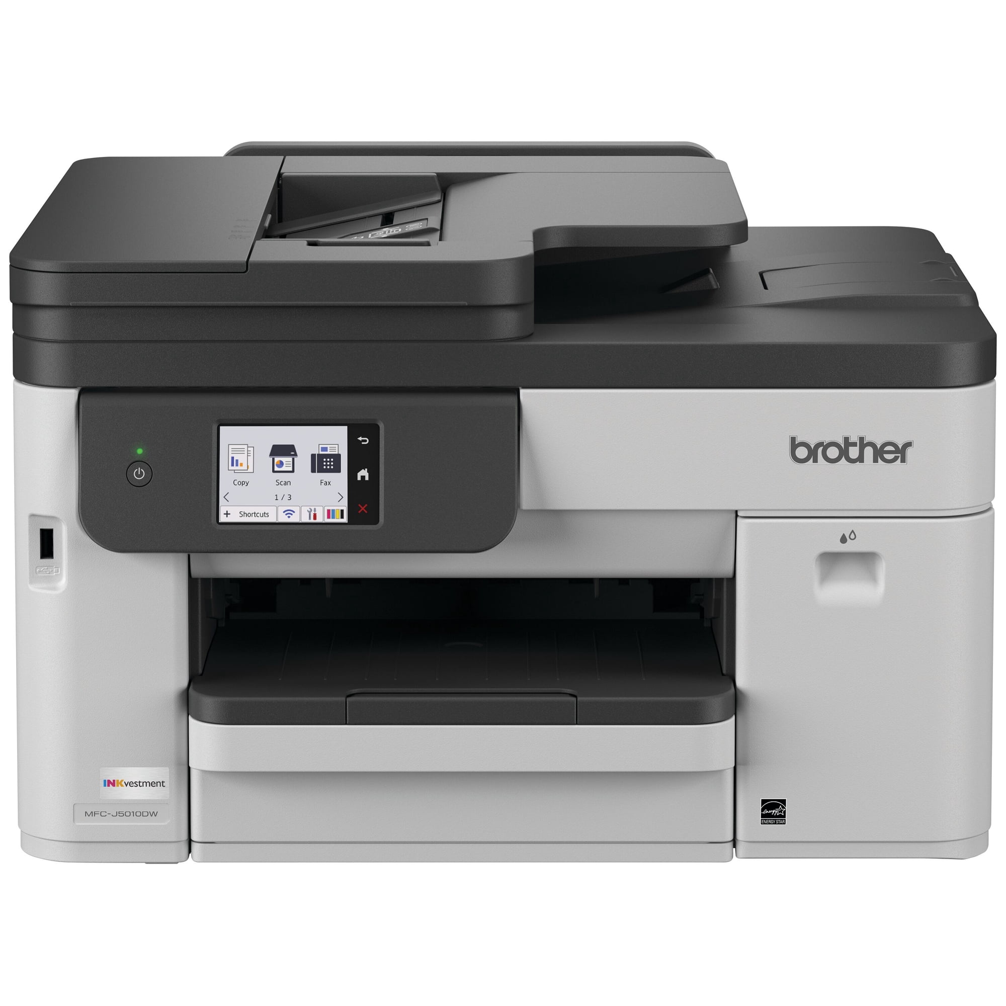 Brother INKvestment MFC-J5010DW Wireless Color Inkjet All-in-One Printer with Automatic Two-Sided Copy & Scan