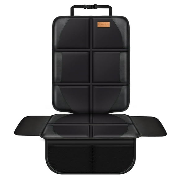 Car Seat Protector, 2 Pack of Seat Protectors, Thickest Padded 600D Fabric Padding, Waterproof, Durable, Anti Slip Backing, Child Seat Protection, Suitable for Babies, Toddlers, Children