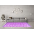 thumbnail image 3 of Ahgly Company Indoor Rectangle Abstract Purple Modern Area Rugs, 2' x 5', 3 of 4