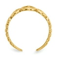 thumbnail image 2 of 14K Yellow Gold Ring Band Toe Peace Sign, Size 9, 2 of 5