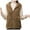 Brown, variant on Fanxing Plus Size Fleece Vest for Women with Hood Zip Up Sleeveless Sherpa Jackets Winter Warm Outwear with Pockets Brown 3XL