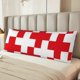 thumbnail image 2 of Balery Red Cross 1 Funda Protectora para Almohada Corporal de Algodón Hipoalergénico con Cierre(55 x 21 pulgadas), Almohadas No Incluidas, 2 of 7
