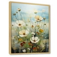 thumbnail image 2 of Designart "Meadow Calm Bliss Muted II" Floral & Botanical Floater Framed Canvas Art Print, 2 of 7
