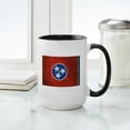 thumbnail image 4 of CafePress - Tennessee State Flag Mugs - 15 oz Ceramic Large White Novelty Mug, 4 of 4