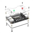 thumbnail image 5 of ATX Power Supply Breakout Board with Acrylic Case 3.3V, 5V, 12V, -12V Output Voltage and 12 Ports USB, 3A Maximum Output, 5 of 5