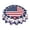 B, variant on Patriotic Red White Blue Round Tablecloths, 4th of july Decor, Heavy Duty Oxford Cloth Table Covers for Patio Dining Tables, Neighborhood BBQs & Tailgate Event Centers, US 250Decor