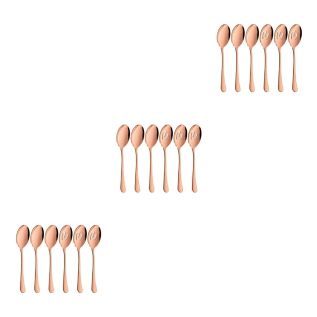 Transemion 6x Lightweight And Portable Stainless Steel Set For Travel-friendly Rose Gold 3Set
