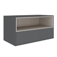 thumbnail image 5 of Casabianca Home Santino nightstand in dark gray matte., 5 of 6