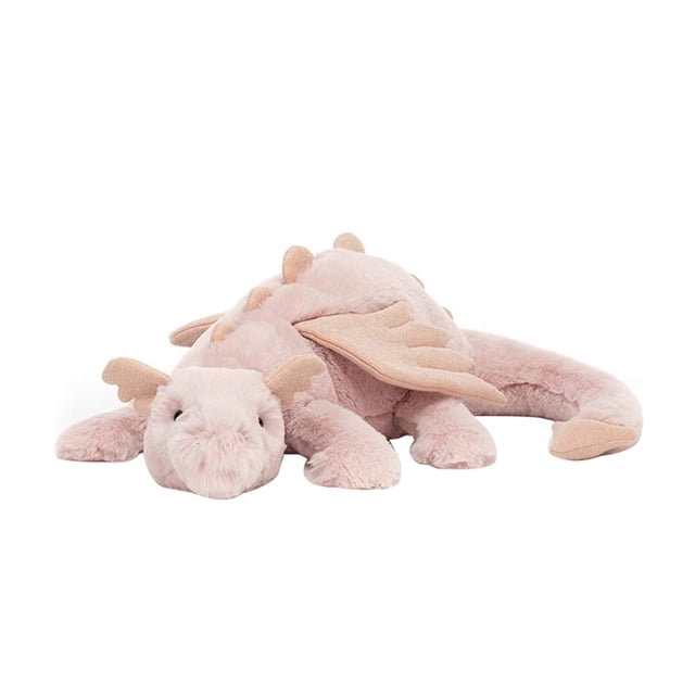 Clearance dolls Jellycat JELLYCAT Animal Series Animal Onyx Dragon Snow Dragon Purple Dragon Fun Doll Plush Doll Keychain Pendant 30cm/50cm High