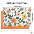 thumbnail image 6 of Yayeee Doormat for Indoor Entrance 32" x 20" Non Slippery Floor Rug, Retro Colorful Flowers, 6 of 8