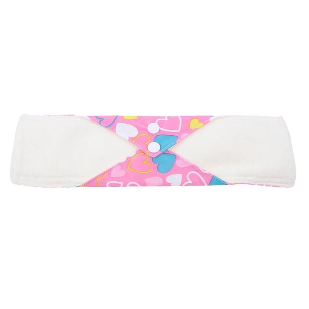 11,8 almohadillas menstruales de tela de bambú de flujo pesado para mujer, Fibra de bambú blanca Jinwen Almohadilla menstrual reutilizable