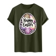 thumbnail image 4 of Weiqiqre Mens T Shirts Easter Day Shirts Bunny Rabbit Letter Printed T-Shirt Short Sleeve Graphic Tee Tops, 4 of 4