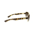 thumbnail image 3 of Ray-Ban Men's Gradient RB3522-001/13-61 Gold Rectangle Sunglasses, 3 of 3