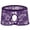 Purple, variant on PBFRDSJ Men's Lace Boxers Underwear Crotchless Sheer Mesh Underpants Male Open Front Floral Lace Trunks