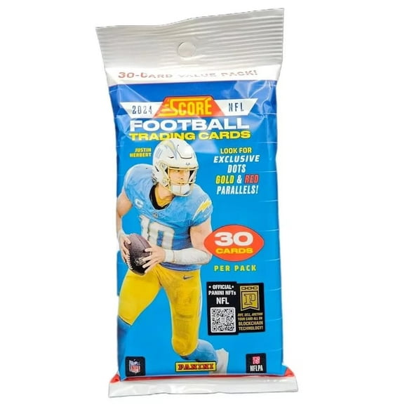Paquete gigante de tarjetas coleccionables Panini 2024 Score NFL Football