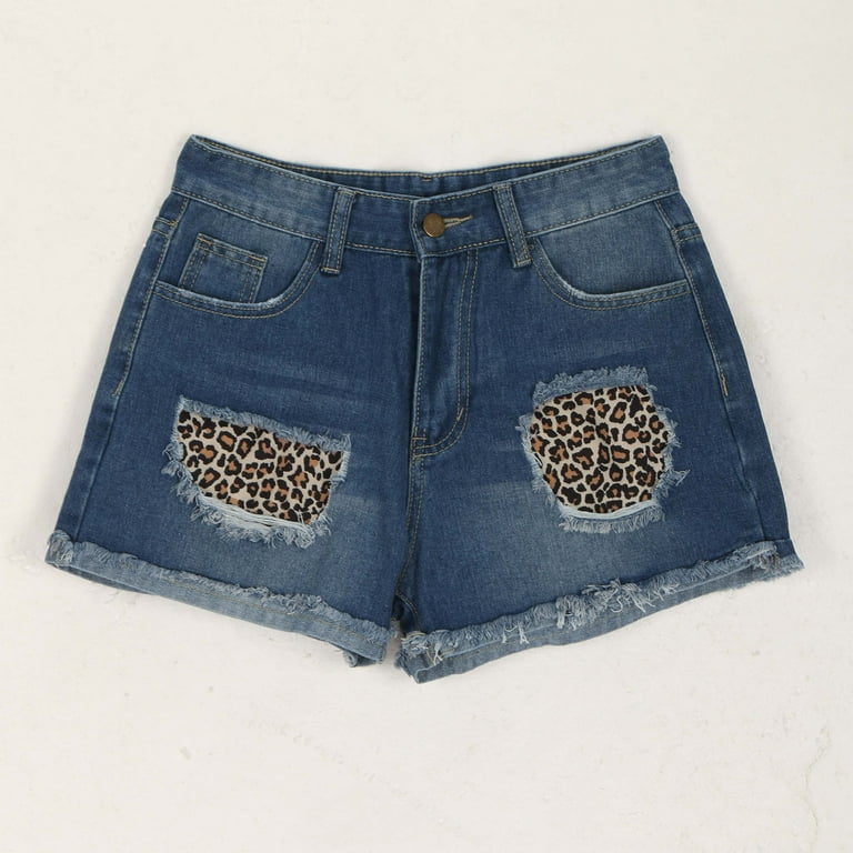 BUIgtTklOP no boundaries High Waisted Shorts Women Jean