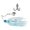 3 Blue Head, variant on CEORPER Fishing Lures Buzzbaits Jig Head Lures Fishing Baits for Trout