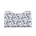thumbnail image 4 of Naloa Blue Flax Flowers Print Leather Tissue Box Cover Rectangle | Long Tissue Box Cover | Tissue Box Holder | Tissue Holder for Bathroom, 4 of 9