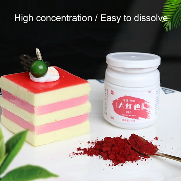 Yin 1 Bottle Coloring Dust Soluble Decorative Mealy Food Grade Cake