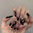 thumbnail image 1 of WJSDDXD 24Pcs Nude French Fake Nails with Bow Design Long Ballet Nail Tips Detachable Finished False Nails Wearable DIY Press on Nails LZ, 1 of 1