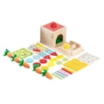 thumbnail image 4 of Object Permanence Box Carrot Harvest Ball Drop Box Shape Sorting and Stacking, 4 of 9