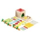 thumbnail image 4 of Caja de monedas de juguetes Montessori de madera, habilidades motoras finas Montessori, caja de caída de bolas, juguetes de clasificación y, 4 of 9