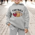 thumbnail image 4 of Tiweut Boys 2 Piece Outfits Sets Kids Rugby Print Hoodie Long Sleeve Sweatshirt and Sweatpants Pullover Hooded Tracksuit Suits for Boy 3-4 Y, 4 of 4