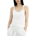 thumbnail image 2 of INC International Concepts Womens Knotted Strap Tank Top Summer Fig XS, 2 of 3