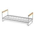 thumbnail image 1 of Hyasfey Draining Dish Rack Wooden Handle with Silicone Anti-slip Pad Vertical Waterproof Countertop Dish Organizer, 1 of 8