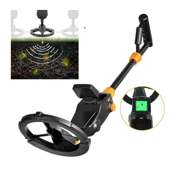 MD1008A Détecteur de Métaux Professionnel Portable Trésor d'Or Détecteur de Métaux Souterrain Traqueur Chercheur Enfants, Facile à Installer