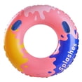thumbnail image 2 of Tubo de flotadores de piscina, anillo de natación estampado suave y resistente para playa (90 con asa) Ndcxsfigh libre de BPA, 2 of 9