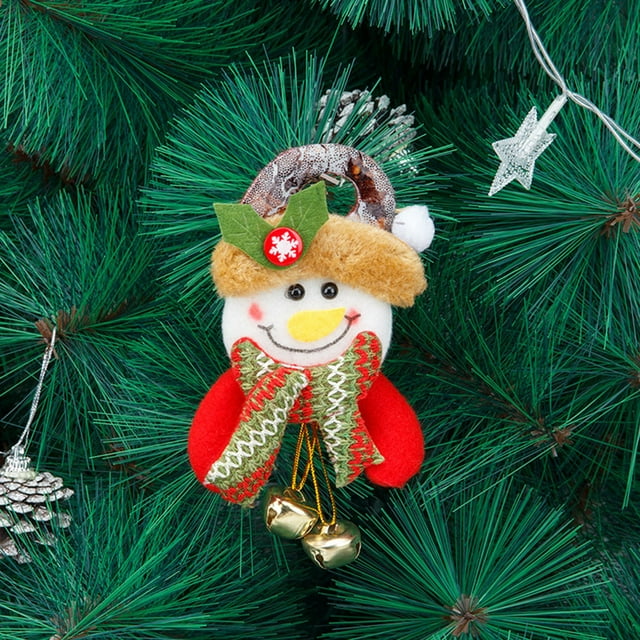 Adornos Navideños onlyliua Papá Noel Muñeco de Nieve Reno Juguete Decoraciones Colgantes