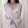 thumbnail image 1 of Fairycore-cárdigan de punto Grunge para mujer, ropa de calle de manga larga con botonadura única, y2k, estética Vintage, Kawaii, 2000, 1 of 4