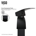 thumbnail image 6 of VIGO Satro Single Handle Single-Hole Bathroom Faucet in Matte Black, 6 of 13