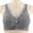 Gray, variant on SROBPTY Shaping Plus Size Summer Bras for Womens Traceless Comfortable No Steel Ring Breathable Gathering Front Opening Buckle Bra