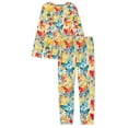 thumbnail image 6 of FOR U DESIGNS Colorful Butterfly Women Pjs Sets Long Sleeve and Long Pants and Crew Neck Tops 2PCS Size L Ladies Nightwear Pajamas Set with Pockets Sleepwear for Women, 6 of 6