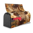 thumbnail image 3 of Vsdgher Vintage Sunflower Cow Mailbox Cover Magnetic Mailbox Wraps Post Letter Box Cover for Garden Yard Home Decor 2 Sizes-25.5x21 in, 3 of 8