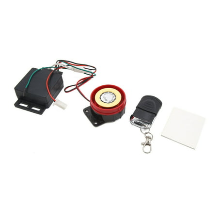 DC 12V 125dB Remote Control Anti Theft Alarm Security System Set for