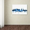 thumbnail image 3 of Trademark Fine Art "Edinburgh Skyline White" Canvas Art by Michael Tompsett, 3 of 3