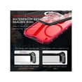 thumbnail image 4 of for iPhone 15 Pro Max 6.7 inch Waterproof Case Magnetic, [Compatible with MagSafe][with Screen Protector][IP68 Underwater][Dustproof] Phone Cover for iPhone 15 Pro Max 6.7" Red, 4 of 7