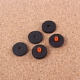 thumbnail image 4 of Eigraketly Almohadillas de fieltro para platillos, 7 Uds., tuercas de ala, arandelas, naranja, negro, redondo, 50mm, juego de accesorios para tambor, Accesorios para instrumentos musicales Eigraketly OD023676-00, 4 of 6