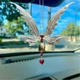 thumbnail image 2 of Angel Butterfly Wing Bird Wind Chimes Creative Metal Ornaments Wind Chimes, 2 of 5
