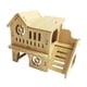 thumbnail image 5 of Casa de madera para hámster, cabaña de madera para animales pequeños, juguetes para hámster enano. Estilo B, 5 of 9