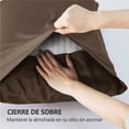 thumbnail image 4 of Amorosa 4 Piezas Fundas de Almohadas Impermeable Protectores de Almohada Suaves y Acogedoras para el Hogar Dormitorio Hotel Café Estándar-50*80cm, 4 of 7