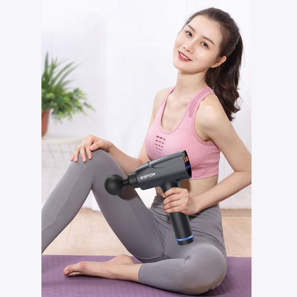 Muscle Relaxer Electric Massager deep Vibration Sports Physio t  h.e  r.a p  y Instrument Menstruation Neck Membrane Gun Release Device Muscle Fascia Massage Instrument