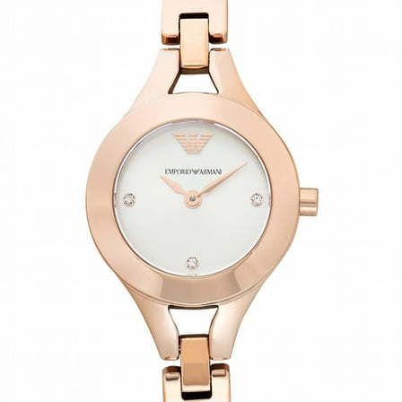 Emporio Armani Quartz Silver Dial Stainless Steel Ladies Watch AR7362